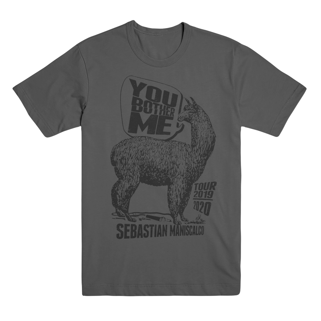 You Bother Me Alpaca T-Shirt - Gray