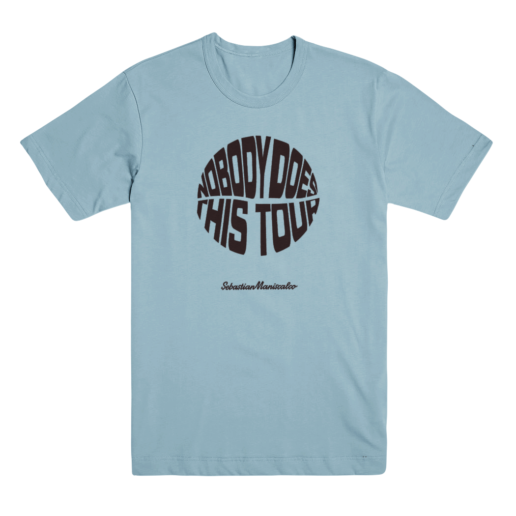 Nobody Does This Tour T-Shirt - Light Blue